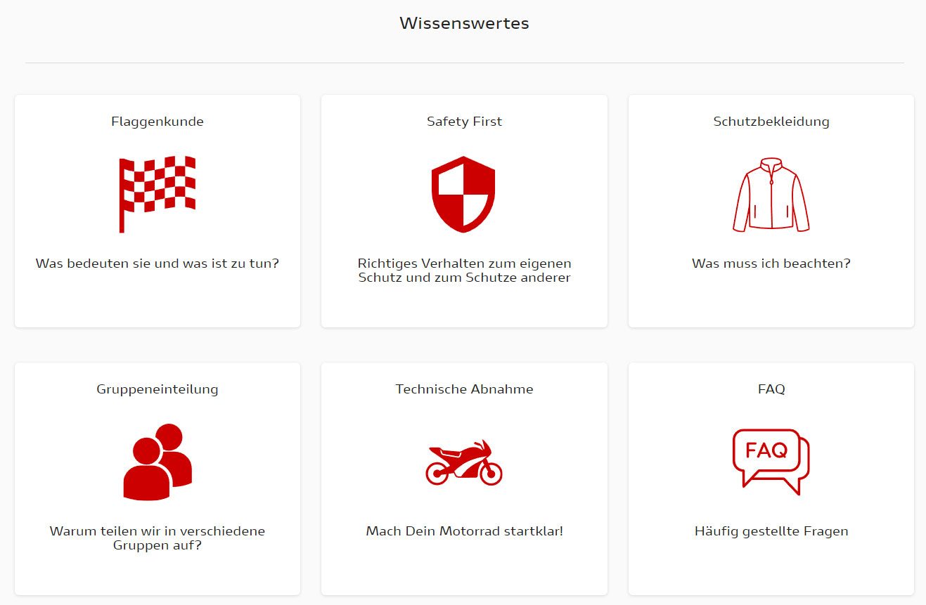 Racetrack FAQ - all infos at a glance